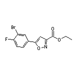 Ethyl 5-(3-Bromo-4-fluorophenyl)isoxazole-3-carboxylate