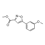 Methyl 5-(3-Methoxyphenyl)isoxazole-3-carboxylate