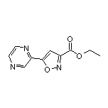 Ethyl 5-(2-Pyrazinyl)isoxazole-3-carboxylate