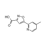 5-(4-Methyl-2-pyridyl)isoxazole-3-carboxylic Acid