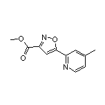 Methyl 5-(4-Methyl-2-pyridyl)isoxazole-3-carboxylate