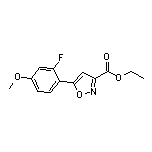 Ethyl 5-(2-Fluoro-4-methoxyphenyl)isoxazole-3-carboxylate