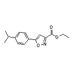 Ethyl 5-(4-Isopropylphenyl)isoxazole-3-carboxylate