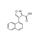 4-(1-Naphthyl)isoxazole-3-carboxylic Acid