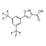 5-[3,5-Bis(trifluoromethyl)phenyl]isoxazole-3-carboxylic Acid