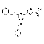 5-[3,5-Bis(benzyloxy)phenyl]isoxazole-3-carboxylic Acid