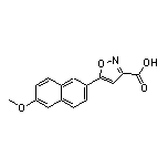 5-(6-Methoxy-2-naphthyl)isoxazole-3-carboxylic Acid