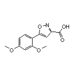 5-(2,4-Dimethoxyphenyl)isoxazole-3-carboxylic Acid