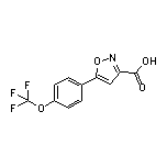 5-[4-(Trifluoromethoxy)phenyl]isoxazole-3-carboxylic Acid