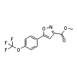 Methyl 5-[4-(Trifluoromethoxy)phenyl]isoxazole-3-carboxylate