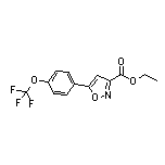 Ethyl 5-[4-(Trifluoromethoxy)phenyl]isoxazole-3-carboxylate