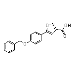 5-[4-(Benzyloxy)phenyl]isoxazole-3-carboxylic Acid