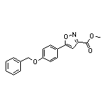 Methyl 5-[4-(Benzyloxy)phenyl]isoxazole-3-carboxylate