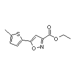 Ethyl 5-(5-Methyl-2-thienyl)isoxazole-3-carboxylate