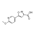 5-(6-Methoxy-3-pyridyl)isoxazole-3-carboxylic Acid