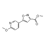 Methyl 5-(6-Methoxy-3-pyridyl)isoxazole-3-carboxylate