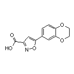 5-(2,3-Dihydrobenzo[b][1,4]dioxin-6-yl)isoxazole-3-carboxylic Acid