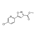 Methyl 5-(5-Chloro-2-pyridyl)isoxazole-3-carboxylate