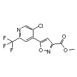 Methyl 5-[5-Chloro-2-(trifluoromethyl)-4-pyridyl]isoxazole-3-carboxylate