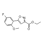 Ethyl 5-(5-Fluoro-2-methoxyphenyl)isoxazole-3-carboxylate