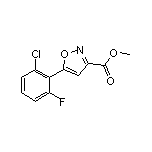 Methyl 5-(2-Chloro-6-fluorophenyl)isoxazole-3-carboxylate