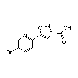 5-(5-Bromo-2-pyridyl)isoxazole-3-carboxylic Acid