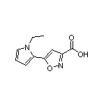 5-(1-Ethyl-2-pyrrolyl)isoxazole-3-carboxylic Acid