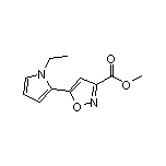 Methyl 5-(1-Ethyl-2-pyrrolyl)isoxazole-3-carboxylate