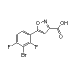 5-(3-Bromo-2,4-difluorophenyl)isoxazole-3-carboxylic Acid