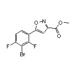 Methyl 5-(3-Bromo-2,4-difluorophenyl)isoxazole-3-carboxylate