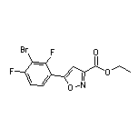 Ethyl 5-(3-Bromo-2,4-difluorophenyl)isoxazole-3-carboxylate