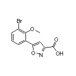 5-(3-Bromo-2-methoxyphenyl)isoxazole-3-carboxylic Acid