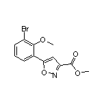 Methyl 5-(3-Bromo-2-methoxyphenyl)isoxazole-3-carboxylate