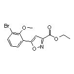 Ethyl 5-(3-Bromo-2-methoxyphenyl)isoxazole-3-carboxylate