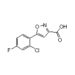 5-(2-Chloro-4-fluorophenyl)isoxazole-3-carboxylic Acid