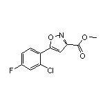 Methyl 5-(2-Chloro-4-fluorophenyl)isoxazole-3-carboxylate