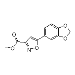 Methyl 5-(Benzo[d][1,3]dioxol-5-yl)isoxazole-3-carboxylate