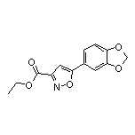 Ethyl 5-(Benzo[d][1,3]dioxol-5-yl)isoxazole-3-carboxylate