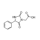 2-(2,5-Dioxo-4-phenyl-1-imidazolidinyl)acetic Acid