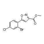 Methyl 5-(2-Bromo-4-chlorophenyl)isoxazole-3-carboxylate