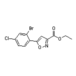 Ethyl 5-(2-Bromo-4-chlorophenyl)isoxazole-3-carboxylate