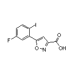 5-(5-Fluoro-2-iodophenyl)isoxazole-3-carboxylic Acid