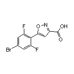 5-(4-Bromo-2,6-difluorophenyl)isoxazole-3-carboxylic Acid