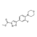 Methyl 5-(3-Fluoro-4-morpholinophenyl)isoxazole-3-carboxylate