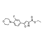 Ethyl 5-(3-Fluoro-4-morpholinophenyl)isoxazole-3-carboxylate