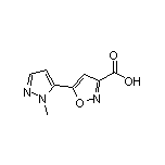 5-(1-Methyl-5-pyrazolyl)isoxazole-3-carboxylic Acid