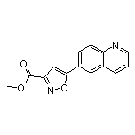 Methyl 5-(6-Quinolyl)isoxazole-3-carboxylate