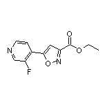 Ethyl 5-(3-Fluoro-4-pyridyl)isoxazole-3-carboxylate