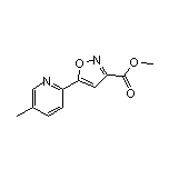 Methyl 5-(5-Methyl-2-pyridyl)isoxazole-3-carboxylate