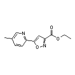 Ethyl 5-(5-Methyl-2-pyridyl)isoxazole-3-carboxylate